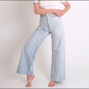 Jesse Kamm Sailor Pants, Bleached American Denim